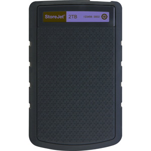 Transcend StoreJet 25H3P 2 TB Portable Hard Drive - 2.5" External - SATA - Purple