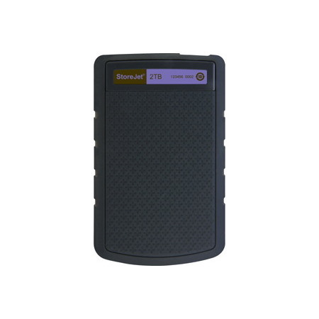 Transcend StoreJet 25H3P 2 TB Portable Hard Drive - 2.5" External - SATA - Purple