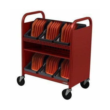 Bretford CUBE Transport Cart with Caddies - TVCT30CAD
