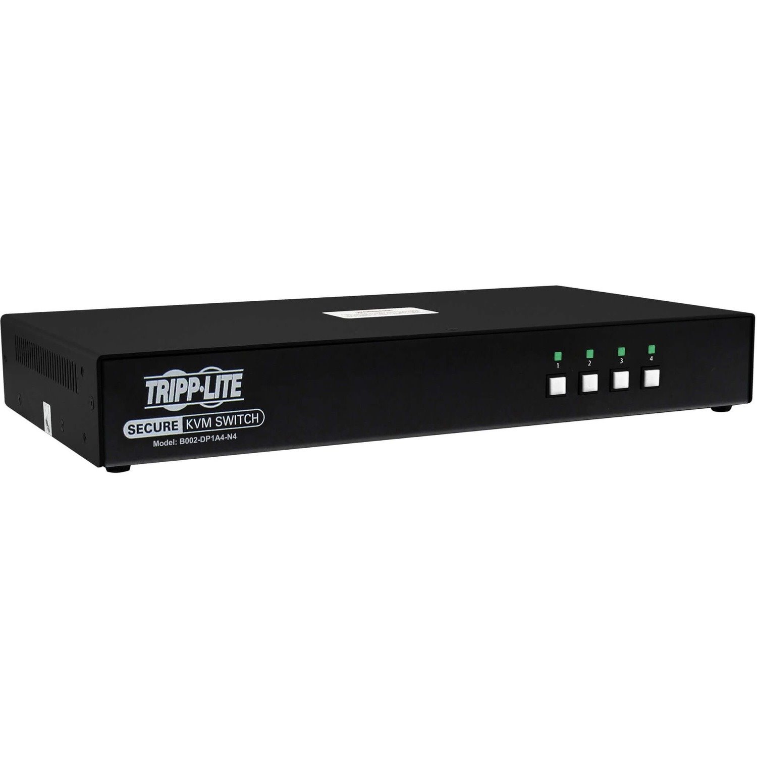 Tripp Lite by Eaton Secure KVM Switch, 4-Port, Single Head, DisplayPort to DisplayPort, 4K, NIAP PP4.0, Audio, TAA