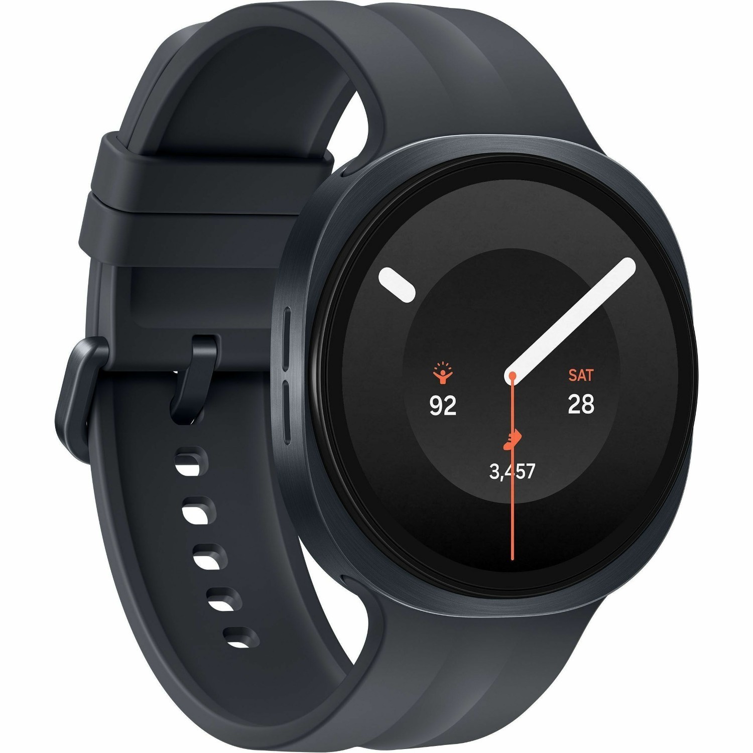 Samsung Galaxy Watch9 SM-L340 Smart Watch - 42.70 mm Case Height - 40.40 mm Case Width - Graphite Body Color - Black Band Color - Armor Aluminum Case Material - Wireless LAN