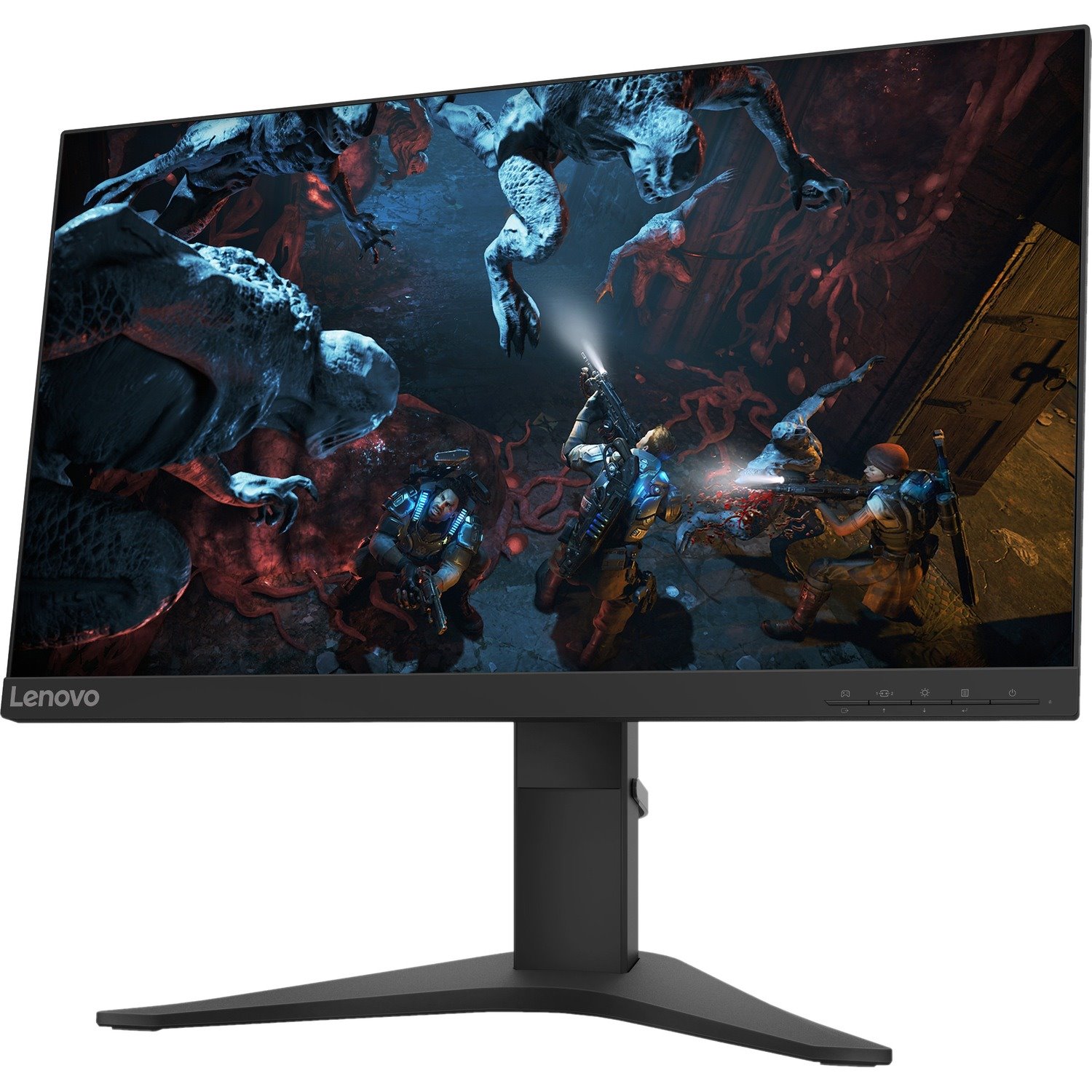 Lenovo G25-10 25" Class Full HD Gaming LCD Monitor - 16:9 - Raven Black