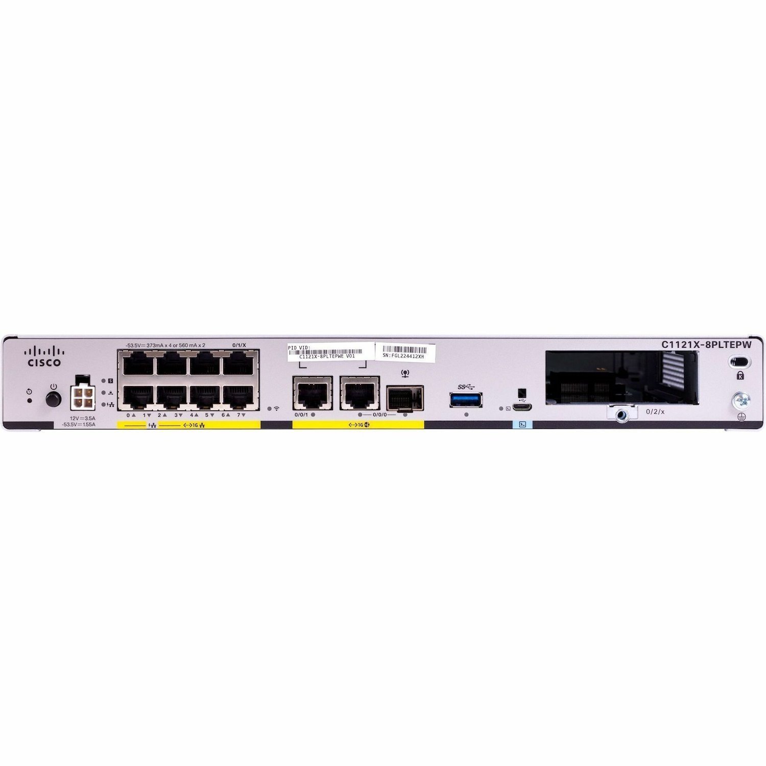 Cisco C1121X-8PLTEPWB Wi-Fi 5 IEEE 802.11ac Cellular, Ethernet Modem/Wireless Router - Refurbished