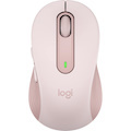 Logitech Signature M650 Wireless Mouse - For Small to Medium Sized Hands, 2-Year Battery, Silent Clicks, Rose