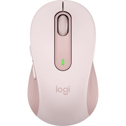 Logitech Signature M650 Wireless Mouse - For Small to Medium Sized Hands, 2-Year Battery, Silent Clicks, Rose