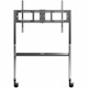 ViewSonic VB-STND-009 Slim Mobile TV Cart for 55 to 86 inch screens up to 265 lbs, VESA Pattern Compatible for 400x200 to 900x600mm, Storage Tray, and Lockable Wheels
