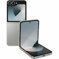 Samsung Galaxy Z Flip6 SM-F741W 256 GB Smartphone - 6.7" Flexible Folding Screen Dynamic AMOLED 2X Full HD Plus 2640 x 1080 - Octa-core (3.39 GHz 3.10 GHz 2.90 GHz 2.20 GHz) - 12 GB RAM - Android 14 - 5G - Silver, Gray