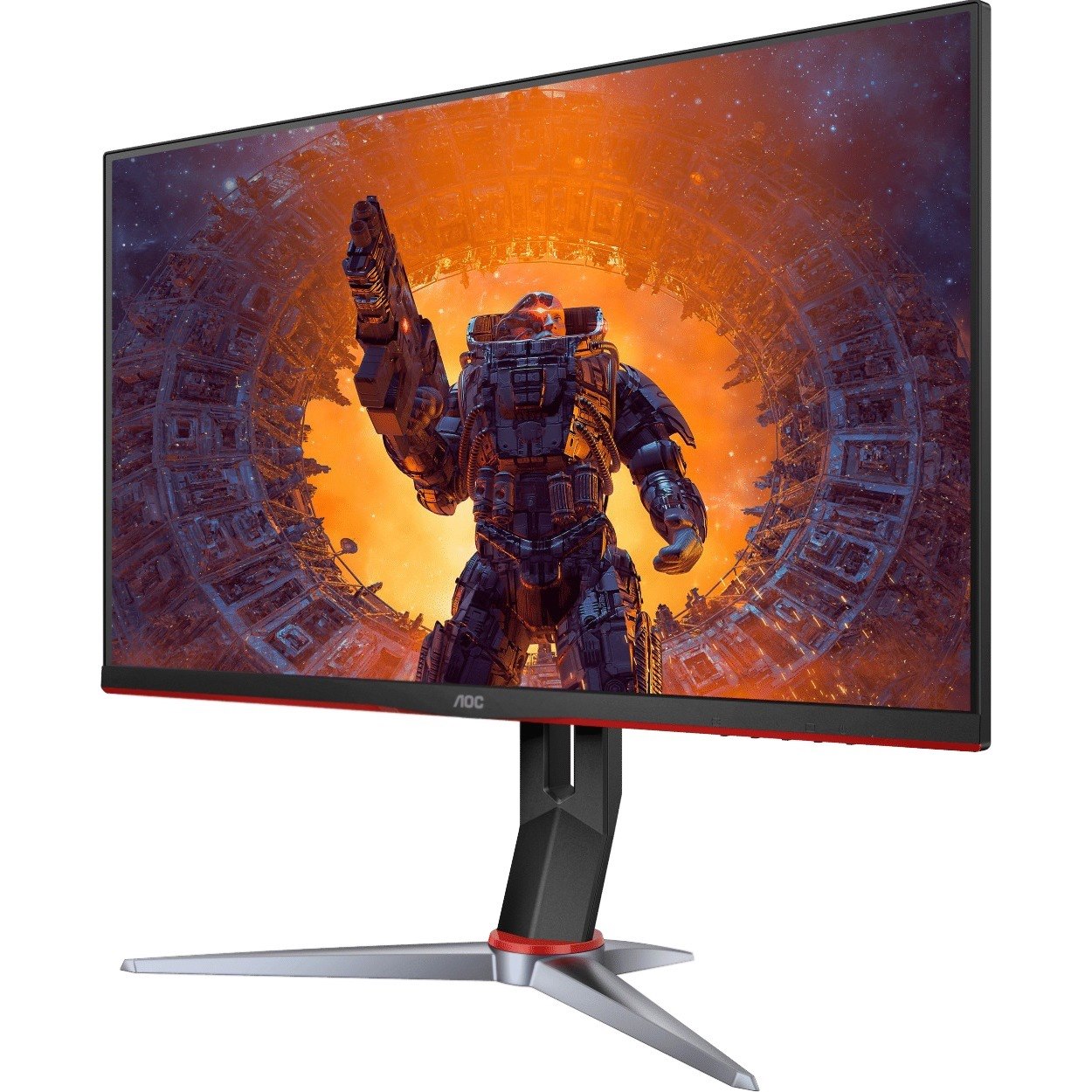 AOC 27G2SP 27" Class Full HD Gaming LCD Monitor - Black, Red