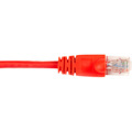 Black Box CAT6 Value Line Patch Cable, Stranded, Red, 25-ft. (7.5-m), 10-Pack