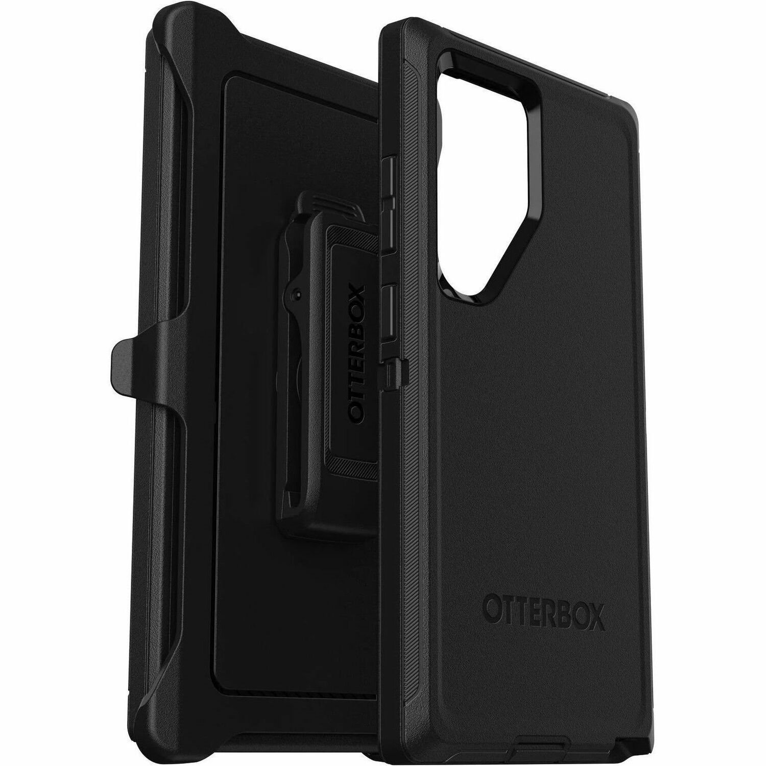 OtterBox Defender Carrying Case (Holster) Samsung Galaxy S24 Ultra Smartphone - Black