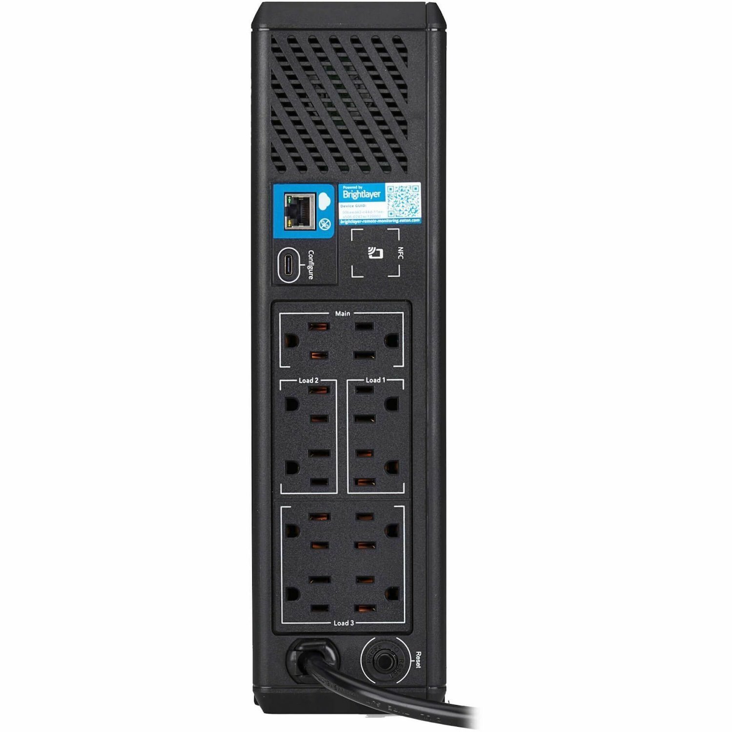 Eaton Tripp Lite Series 1500VA 1050W 120V Line-Interactive Pure Sine Wave Cloud-Connected UPS with Remote Monitoring - 10 NEMA 5-15R Outlets (Surge and Battery Backup), LCD, 5-15P Plug, Tower