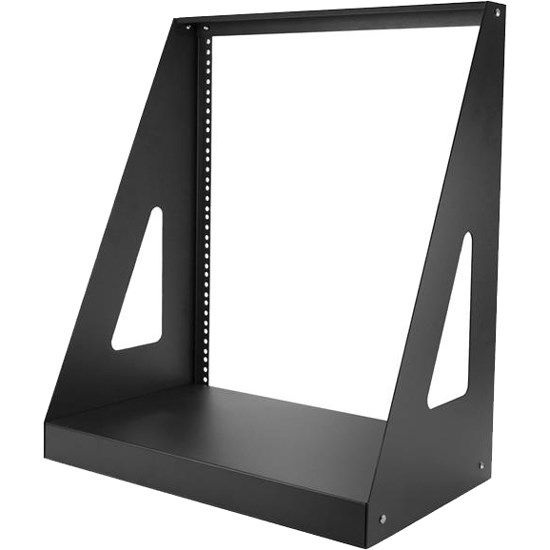 StarTech.com 2-Post 12U Heavy-Duty Desktop Server Rack, Small Open Frame 19in Network Rack for Home/Office IT Equipment, TAA Compliant