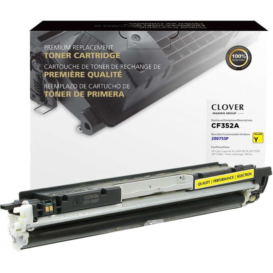 Clover Imaging Remanufactured Yellow Toner Cartridge for HP 130A (CF352A)