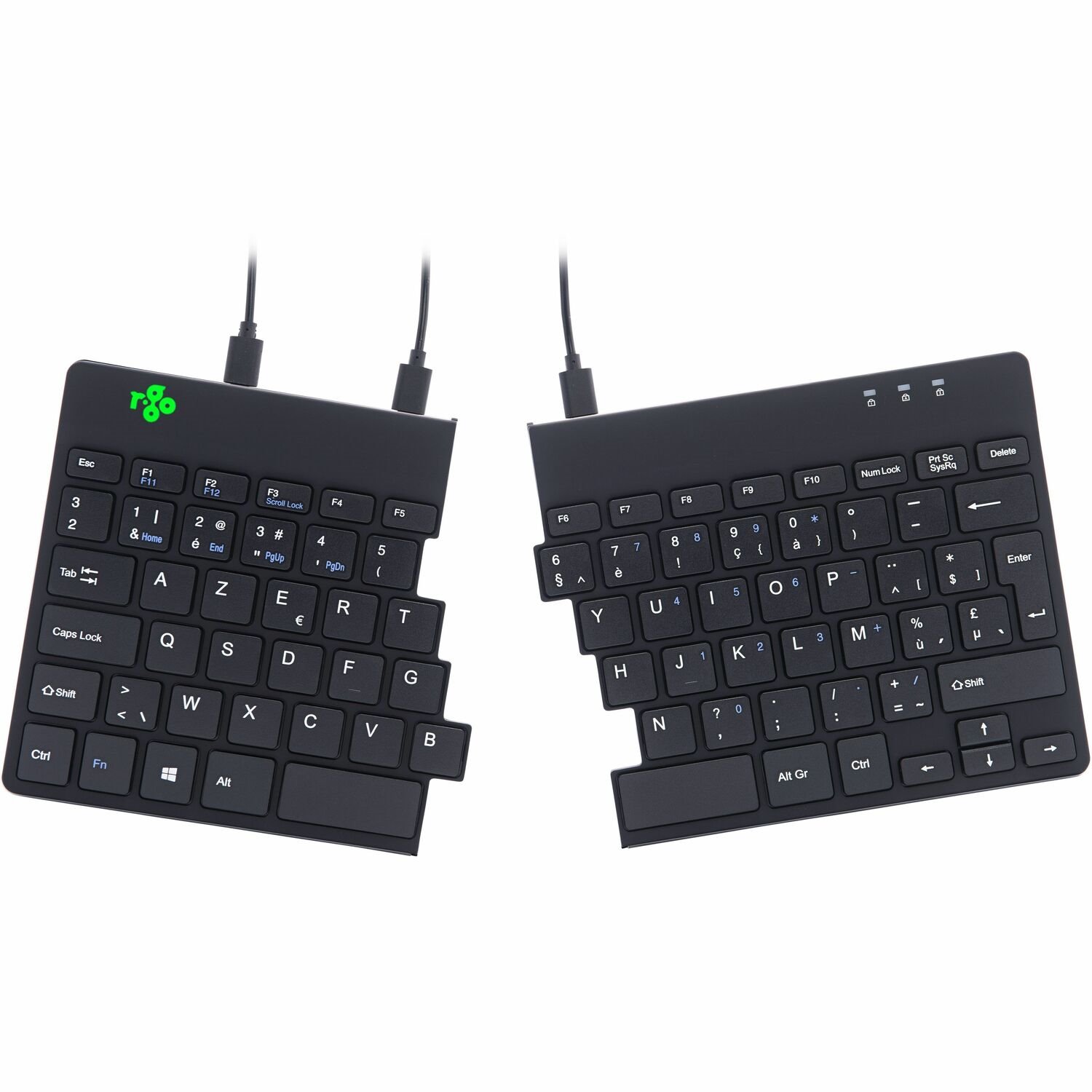 R-Go Split Break ergonomisch toetsenbord, AZERTY (BE)