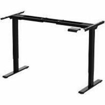 Humanscale eFloat Go 2.0, Height Adjustable Table Base (Standard Range), Black