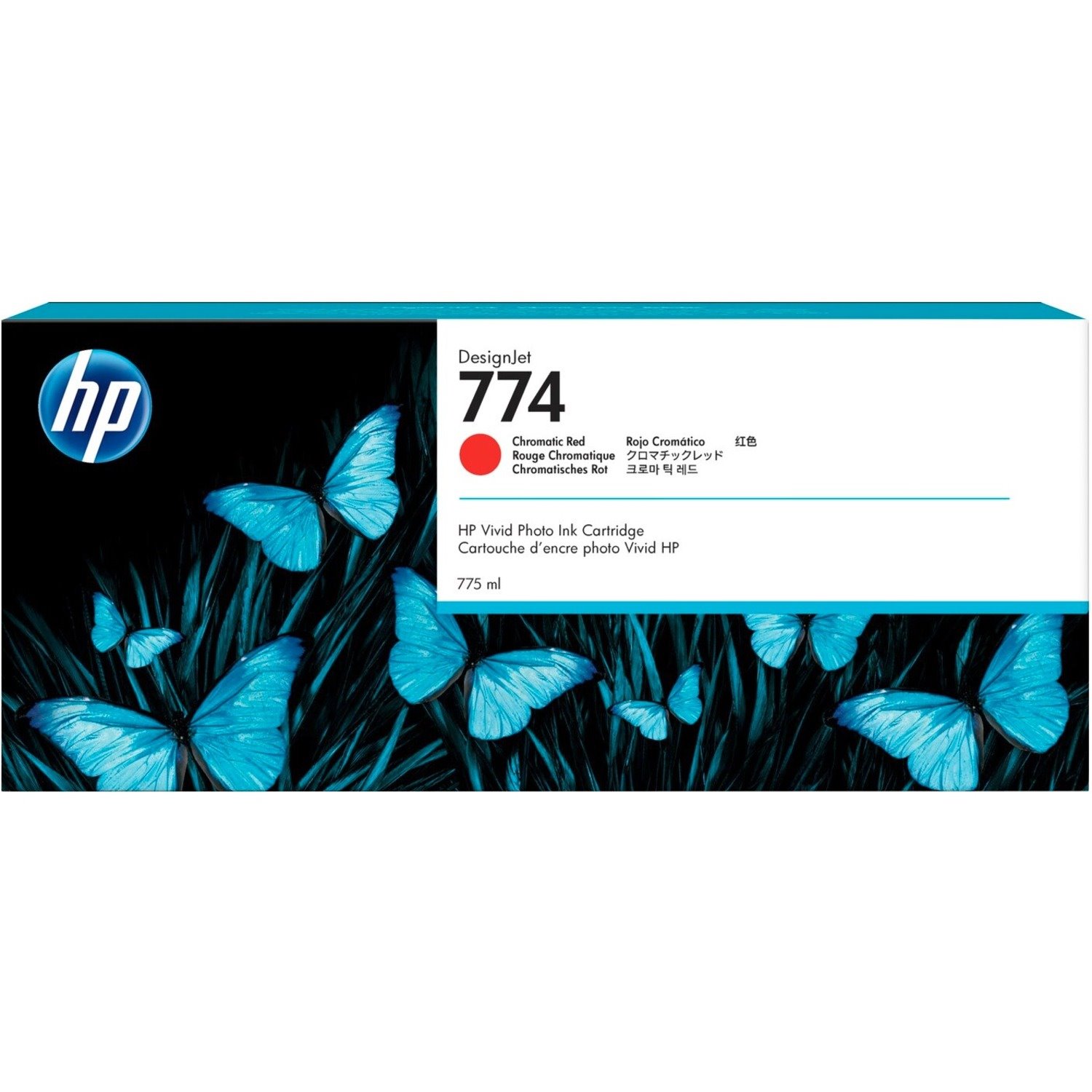 HP 774 Original Inkjet Ink Cartridge - Chromatic Red Pack