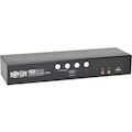 Eaton Tripp Lite Series 4-Port DVI Dual-Link / USB KVM Switch with Audio and Cables, TAA