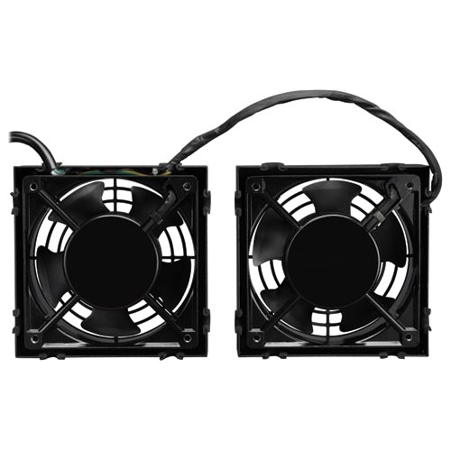 Eaton Tripp Lite Series SmartRack Wall-Mount Roof Fan Kit - 2-120V high-performance fans; 210 CFM; 5-15P plug