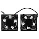 Eaton Tripp Lite Series SmartRack Wall-Mount Roof Fan Kit - 2-120V high-performance fans; 210 CFM; 5-15P plug