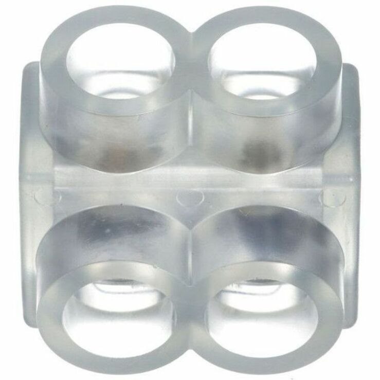 Panduit Pan-Lug PCSB2/0-2S-6 Multi-Tap Mech Con, Single Sided, 2/0, Tin Plt Al, PK6