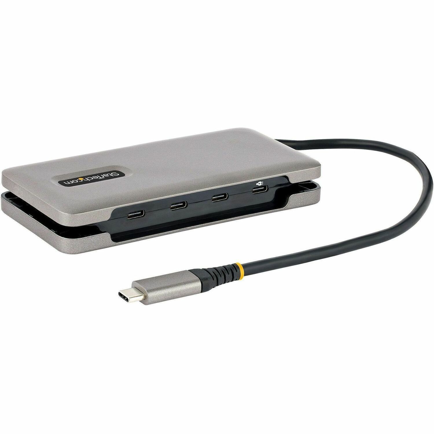 StarTech.com 4-Port USB-C Hub, 4x USB-C Ports, USB 3.1 10Gbps, 100W Power Delivery Pass-Through, 32cm Wrap-Around Kabel