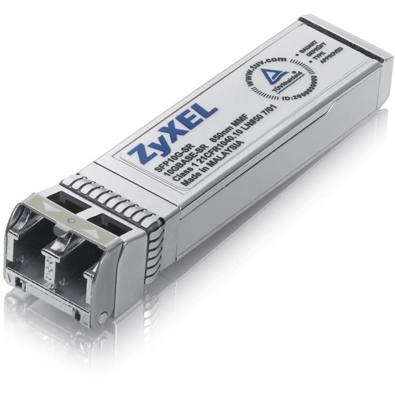 ZYXEL SFP10G-SR - 10 Gigabit SFP+ Transceiver Module | Multi-Mode | Duplex LC | 850nm Wavelength