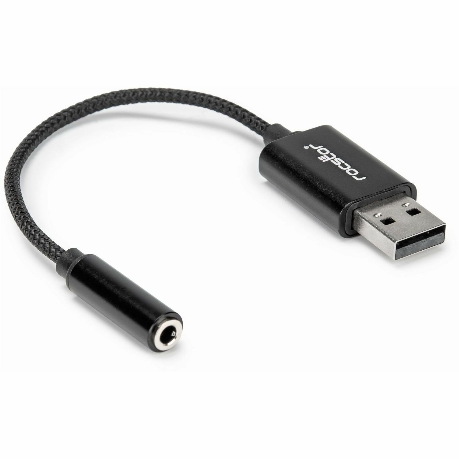 Rocstor USB Type-A to 3.5 mm Headphone Jack Adapter