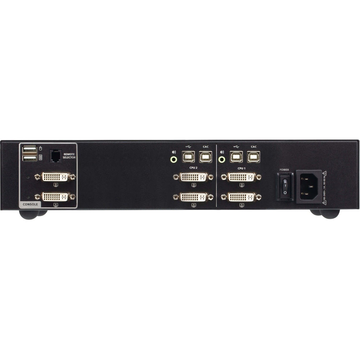 ATEN 2-Port USB DVI Dual Display Secure KVM Switch with CAC (PSD PP v4.0 Compliant)