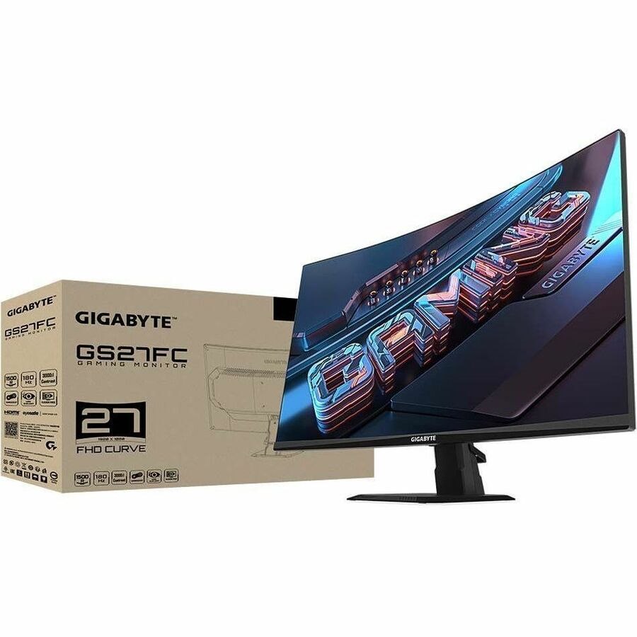 Gigabyte GS27FC 27" Class Full HD Curved Screen Gaming LED Monitor