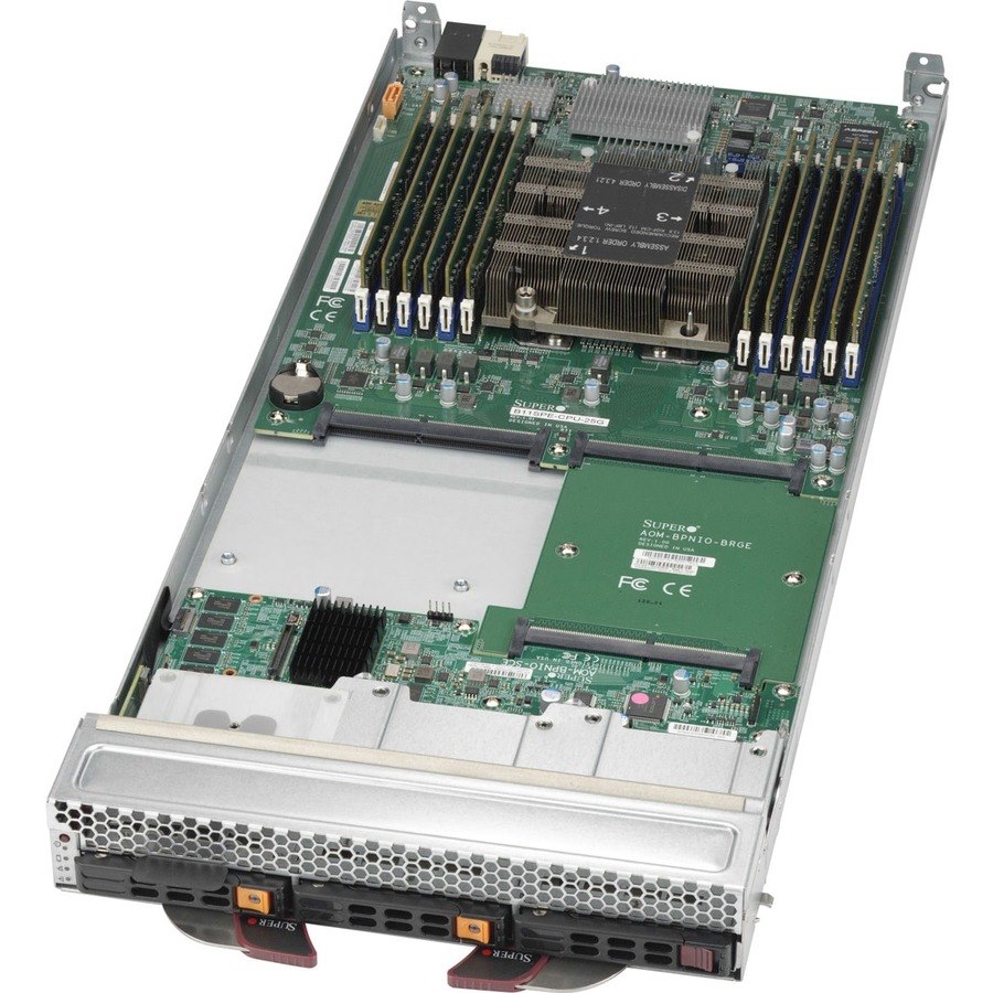 Supermicro SuperBlade SBI-6119P-C3N Server Barebone System - Blade - Socket P LGA-3647 - 1 x Processor Support