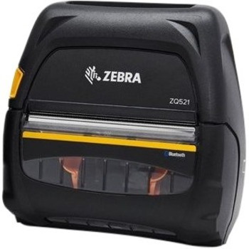 Zebra ZQ521 Mobile Direct Thermal Printer - Monochrome - Label/Receipt Print - USB - Bluetooth - Wireless LAN - TAA Compliant