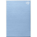Seagate Backup Plus Slim STHN2000402 2 TB Portable Hard Drive - External - Light Blue