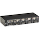 Black Box ServSwitch DT KVM Switch DisplayPort with USB and Audio, 4-Port