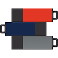 Centon 8GB USB 2.0 Pro2 3Pk (Orange, Blue, Grey)