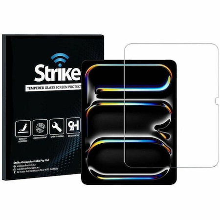 Strike 9H Tempered Glass Screen Protector for iPad Pro 13 (2024) - Transparency - 1