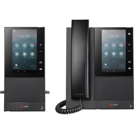 Poly CCX 500 IP Phone - Corded - Corded - Bluetooth - Desktop, Wall Mountable