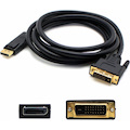 AddOn 10ft DisplayPort 1.2 Male to DVI-D Dual Link (24+1 pin) Male Black Cable Which Requires DP++ For Resolution Up to 2560x1600 (WQXGA)