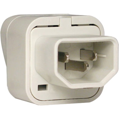 Eaton Tripp Lite Series Universal Power Plug Adapter for IEC-320 C13 Outlets