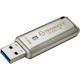 IronKey IKLP50 128 GB USB 3.2 (Gen 1) Type A Flash Drive - Silver - XTS-AES, 256-bit AES - TAA Compliant