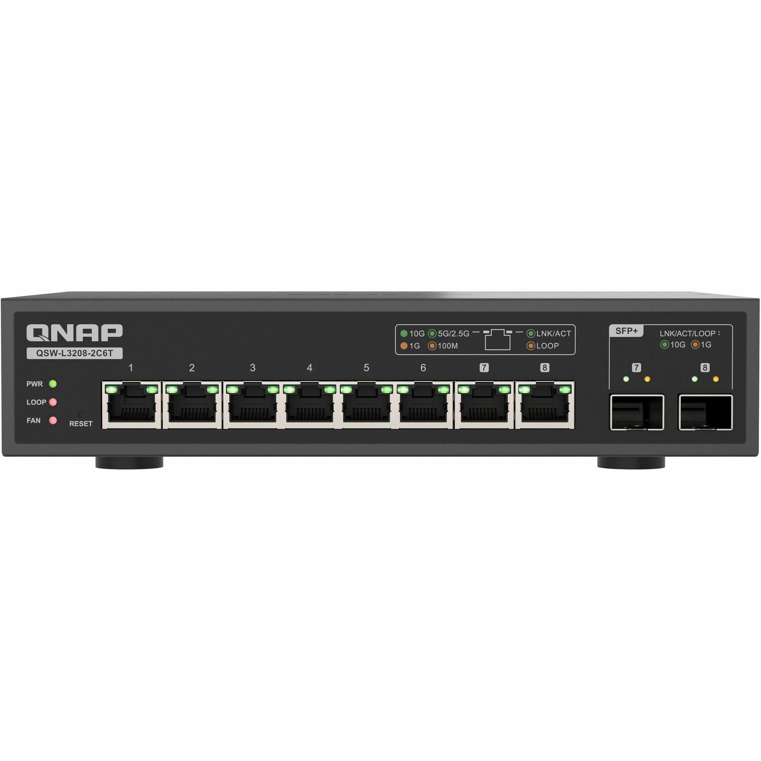 QNAP QSW-L3208-2C6T Ethernet Switch