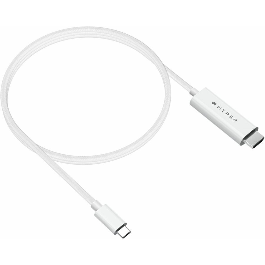 Hyper HyperDrive HD6007WHGL 2.50 m HDMI/USB-C A/V Cable
