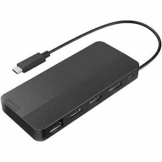 Lenovo USB Type C Docking Station for Monitor, Notebook - Charging Capability - 135 W - Eclipse Black