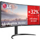 LG Ultrawide 34WP75C-B 34" Class WQHD Curved Screen LCD Monitor - 21:9 - Matte Black, Glossy Black