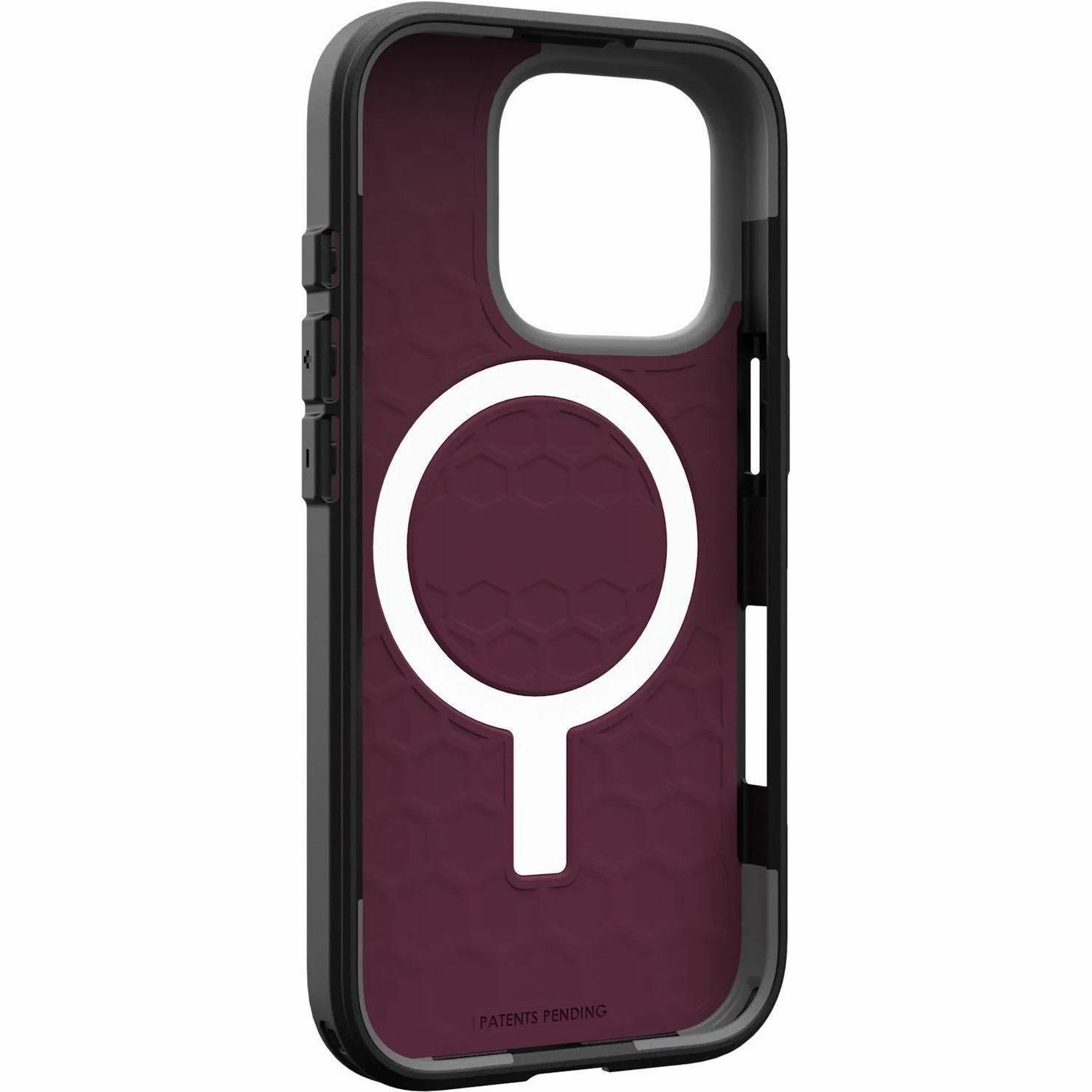 Urban Armor Gear Civilian Carrying Case Apple iPhone 16 Pro Smartphone - Bordeaux