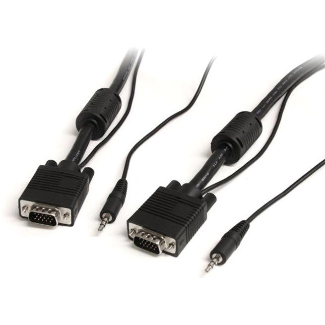 StarTech.com 30 ft Coax High Resolution Monitor VGA Cable with Audio HD15 M/M