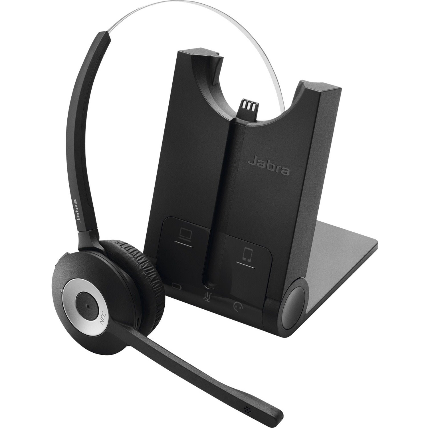 Jabra Pro 935 MS Wireless Over-the-head Mono Headset - Black