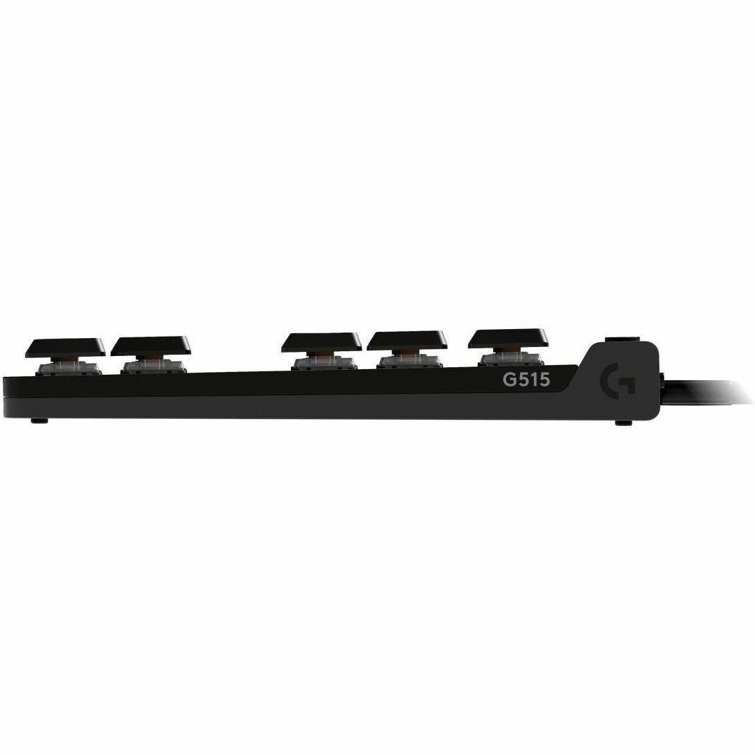 Logitech G G515 TKL Gaming-toetsenbord - Tenkeyless - Kabel Verbinding - USB Interface - RGB LED - Frans - AZERTY indeling - Zwart