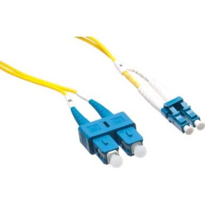 Axiom LC/SC Singlemode Duplex OS2 9/125 Fiber Optic Cable 0.5m - TAA Compliant