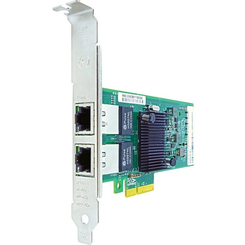 Axiom 10/100/1000Mbs Dual Port RJ45 PCIe x4 NIC Card for HP - 394791-B21