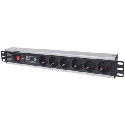 Intellinet 19\" 1.5U Rackmount 6-Output